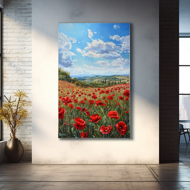 Peinture Sur Toile Coquelicot